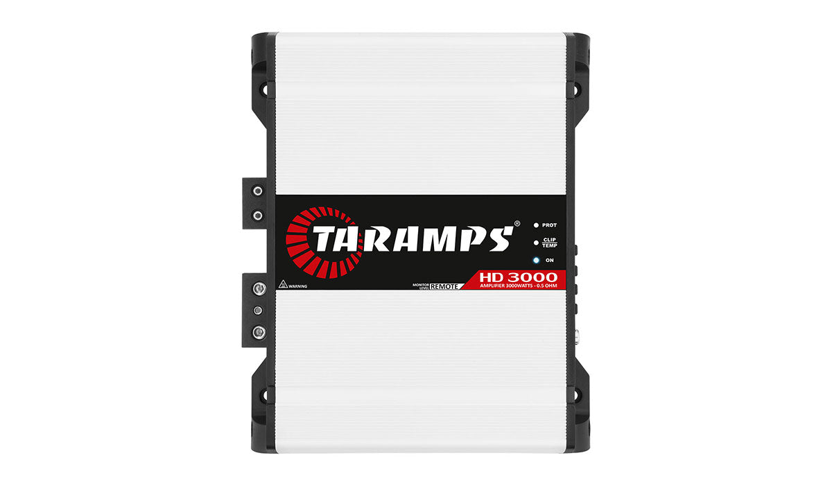 Taramps HD 3000 1 CHANNEL CAR AUDIO AMPLIFIER (Choose Color and Impedance)