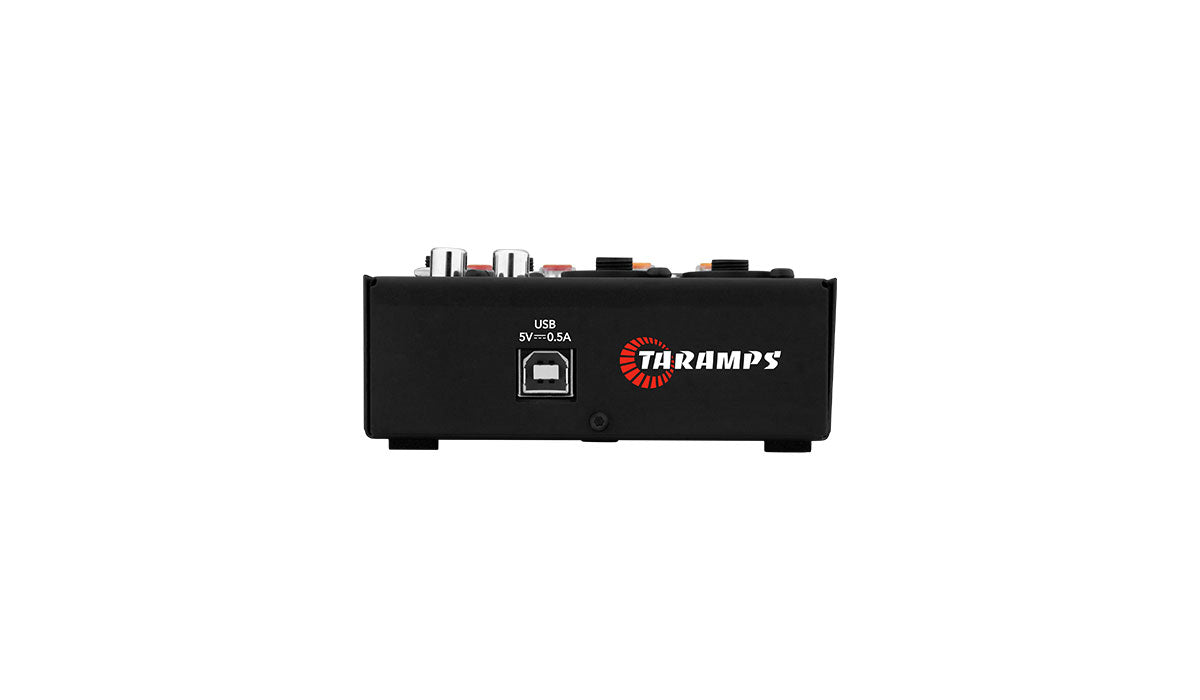 Taramps T 0202 USB INTERFACE AUDIO MIXER 2 CHANNEL W/ RGB LED (Choose Color)