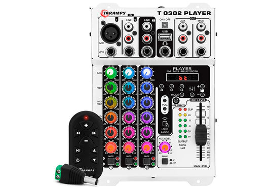 Taramps T 0602 PLAYER  UDIO MIXER 6 CHANNEL W/ BLUETOOTH