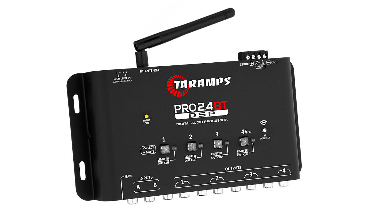 Taramps PRO 2.4-BT DSP Audio Processor with Bluetooth - 2 In / 4