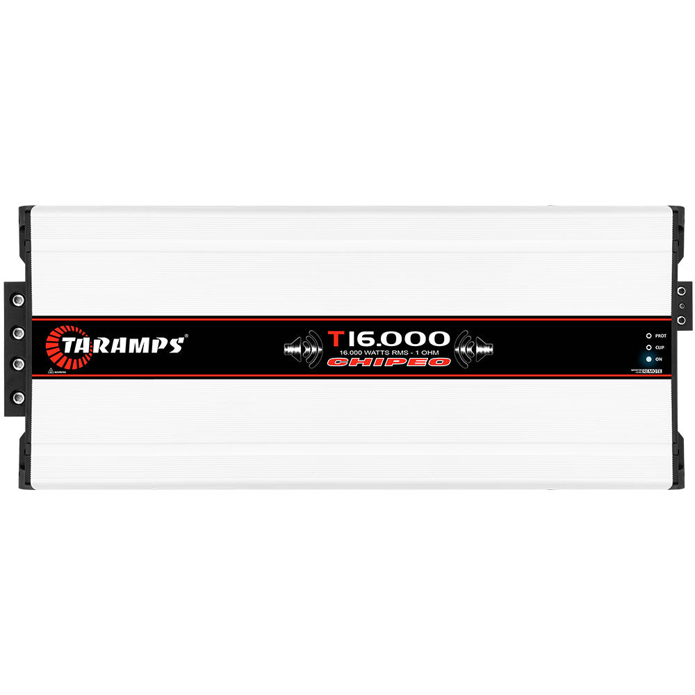 Taramps T 16000 CHIPEO 12V 1 CHANNEL AUDIO AMPLIFIER 1 OHM NEW!